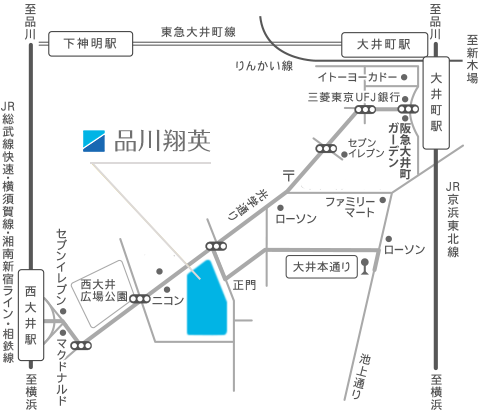 品川翔英 地図